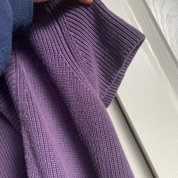 Dark Purple Short Sleeve Vest - Picture 3 of 8